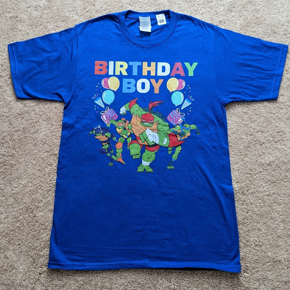 🎈Teenage Mutant Ninja Turtles Birthday Boy T-shirt for Men 🥷🐢🎈🎉